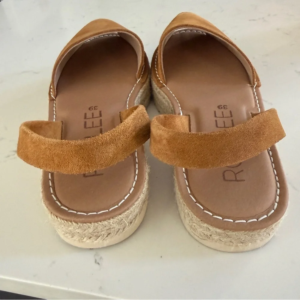 ROOLEE | faux suede espadrille platform sandal
